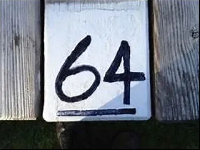 Quel département porte le numéro 64 en France ?