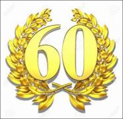 Comment dit-on "60" en anglais ?