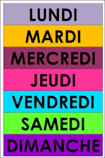 Quel jour sera demain si aujourd'hui était le lendemain du mardi ?