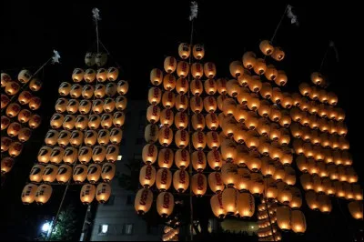 Akita est une ville du Japon célèbre dans le monde pour son festival des lanternes.