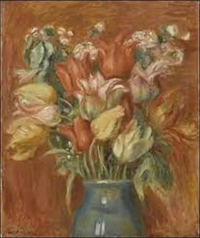 Et on termine comme on a commencé en cherchant un impressionniste. Lequel, entre 1905 et 1910, a peint cette nature morte intitulée ''Bouquet de tulipes'' ?