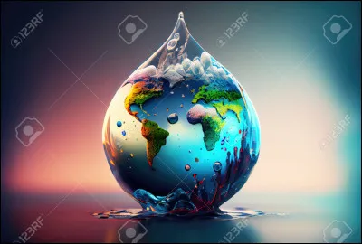 Il y a 38% de l'eau qui est potable dans le monde.