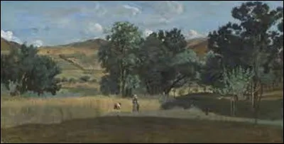 Datant de 1842, ''Un Champ de blé dans le Morvan'' est un tableau d'un membre de l'école de Barbizon. Qui est l'auteur de cette toile ?