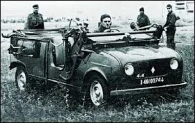 Quel est le métier exercé par le propriétaire de cette Renault 4 ?