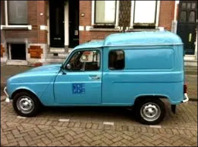 Quel est le métier exercé par le propriétaire de cette Renault 4 ?