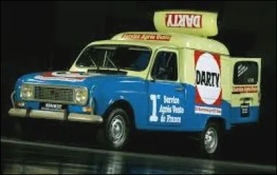 Quel est le métier exercé par le propriétaire de cette Renault 4 ?