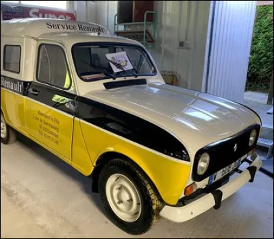 Quel est le métier exercé par le propriétaire de cette Renault R4 ?