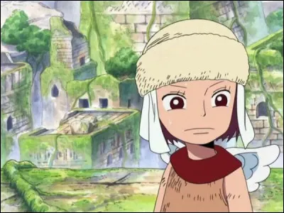 Elle est une jeune fille de la tribu des Shandia vivant sur l'île céleste de Skypiea. Elle possède le pouvoir d'entendre les "voix" de l'île, ce qui lui permet de détecter les émotions et les intentions des autres. Quel est son nom ?