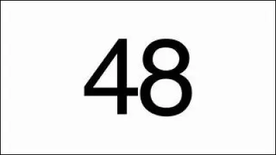 Quel élément chimique a pour numéro atomique 48 ?