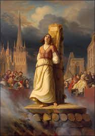 Dans quelle ville française Jeanne d'Arc a-t-elle été brûlée sur le bûcher en 1431 ?