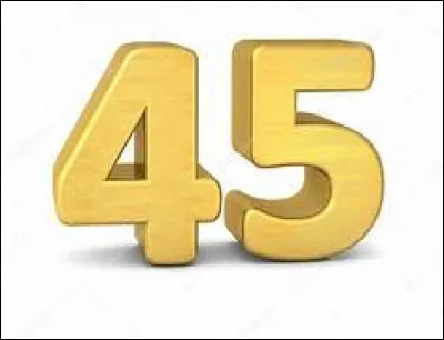 Lequel de ces nombres n'est pas un diviseur de 45 ?