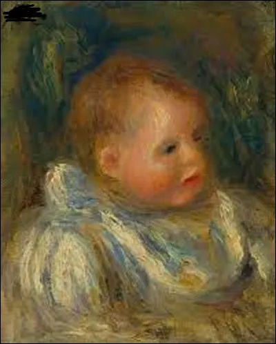 Entre 1903 et 1904, quel impressionniste a réalisé cette toile nommée ''Étude pour le bébé à la cuillère'' ?