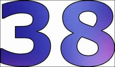 Quel département français porte le numéro 38 ?