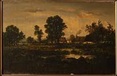 De ces trois membres de l'école de Barbizon lequel a réalisé, vers 1867, ce tableau nommé ''Fermes normandes'' ?