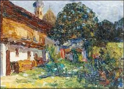 Datant de 1902, ''Kochel, ferme avec église'' est une toile expressionniste. Qui en est l'auteur ?