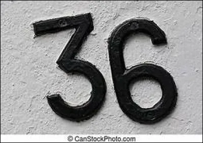 Comment écrit-on 36 en chiffres romains ?