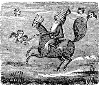 En l'an 620 (2 ans avant l'hégire), selon la tradition musulmane, Mahomet monte aux cieux en compagnie de l'ange Gabriel. Cet évènement est commémoré durant la « nuit de l'ascension » (Lailat al-Miraj). Quel est le nom du cheval ?