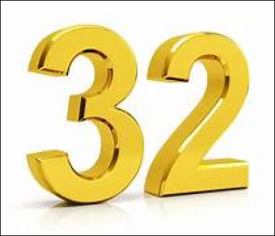 Dans le code ASCII, quel caractère s'écrit 32 ?