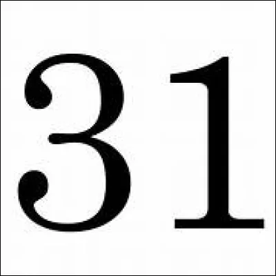 Par lequel de ces nombres 31 n'est-il pas divisible ?