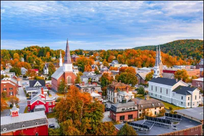Montpelier est la capitale de l'État Du Vermont aux États-Unis
