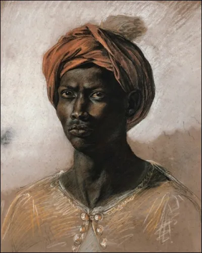 Quel peintre, principal représentant du romantisme, est l'auteur de ce tableau intitulé ''Nègre au turban''
