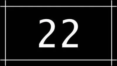 Quel département français porte le numéro 22 ?