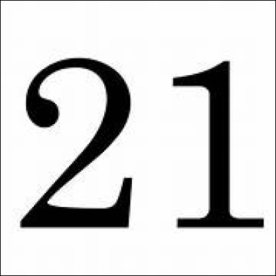 Par lequel de ces nombres 21 n'est-il pas divisible ?