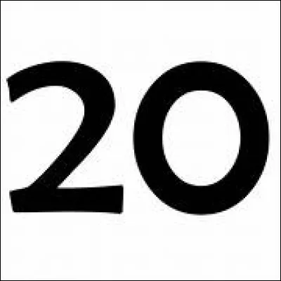 Comment dit-on "20" en anglais ?