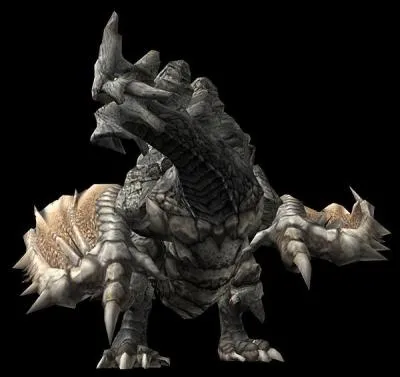 Grand Wyvern des zones volcaniques, sa carapace est trs rsistante. Il met des gaz empoisonns.