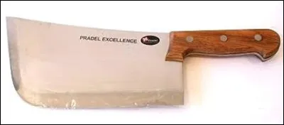 Quel est le nom de ce couteau de boucher qui permet de découper facilement une carcasse ?