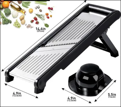 Quel est cet ustensile de cuisine qui permet de découper les légumes crus en tranches ?