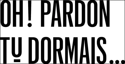 Quelle chanteuse est la réalisatrice du téléfilm ''Oh ! Pardon tu dormais '' ?