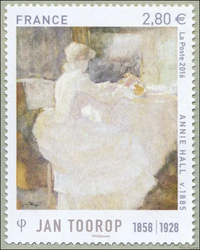 Sans rire, ce tableau est très vaporeux... Mais tout de même je trouve qu'il y a [... ?...] de blanc ! Vous ne trouvez pas ? (Ce qu'il faut trouver, en fait, c'est le nom de l'artiste !)