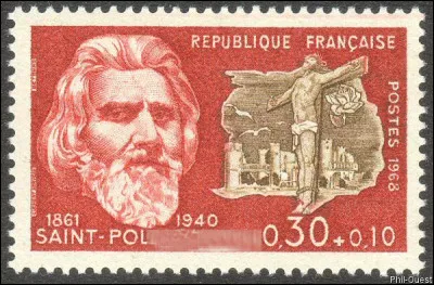 Poète qui inspira les Surréalistes (Breton, Aragon) : vivant comme lui en Finistère, il connaissait les poètes Victor Segalen et Max Jacob. Qui est-il ? "Saint Pol ..." (Complétez !)