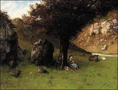 En 1876, quel r&eacute;aliste a ex&eacute;cut&eacute; cette toile nomm&eacute;e ''La Petite berg&egrave;re'' ?