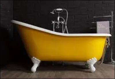 Quel est ce meuble jaune ?