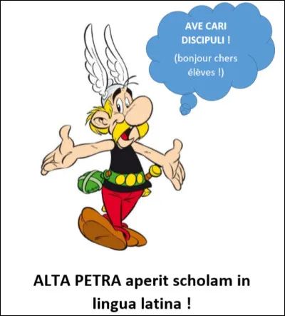 Stéphanie et ses camarades sont en train d'apprendre les 5 déclinaisons d'une langue ancienne que l'on ne parle presque jamais. Ils sont en cours...
