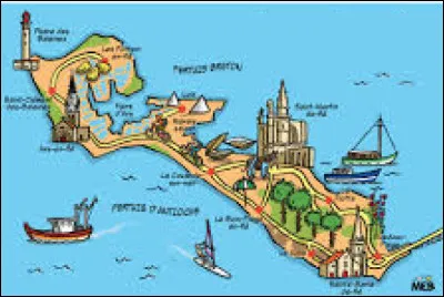 Quelle est cette île R du golfe de Gascogne dans l'archipel Charentais ?