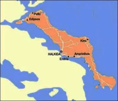 Quelle est cette île grecque en E, situé en mer Égée ?