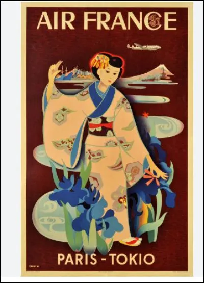 1967 - Pour desservir les lignes vers Tokyo, Air France a engagé un groupe d'hôtesses de l'air japonaises. Qui est cette artiste nommée marraine pour l'occasion et qui a eu le plaisir de les accueillir ?
