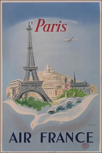 1949-1951 - Air France instaure la classe touriste et propose, sur ses lignes, des repas chauds embarqués dans des containers. L'art de la table est respecté, le menu change tous les jours et l'argenterie est à l'emblème de la compagnie. Quels types de menus sont proposés à bord ?
