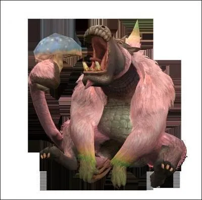 Grand Pelagus  la fourrure rose vivant dans les Marais et la Jungle. Son rgime alimentaire  base de champignon affecte son souffle qui peut tre empoisonn ou enflamm selon son habitat.