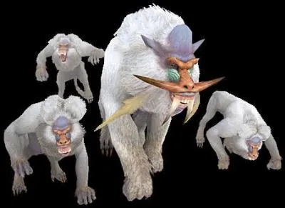 Pelagus Alpha d'une meute, il est reprable par ses crocs gants et ses moustaches. Habitant des Montagnes enneiges, ses bonds lui confre une grande mobilit :