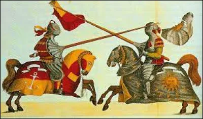 Deux chevaliers en armure qui s'élancent face à face et lance en main : la fameuse joute du Moyen-Âge. En 1559 un haut personnage meurt d'une blessure à l'œil lors d'un tournoi. Catherine de Médicis parvient enfin à faire interdire cette pratique dangereuse. Qui est cet illustre chevalier ?