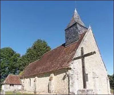 Voici l'église Saint-Saturnin des Lignerits (ou Ligneries), à Écorches. Village de l'ancienne région Basse-Normandie, dans le Pays d'Auge, il se situe dans le département ...