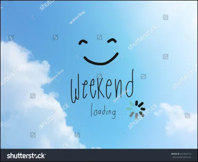 Que fais-tu pendant le week-end ?