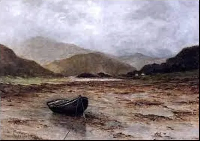 Datant de 1884, ''Barque échouée'' est un tableau réalisé par un membre de l'École de Pont-Aven. Qui est l'auteur de cette toile ?