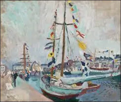 Parmi ces trois fauvistes, lequel a réalisé cette toile intitulée ''Le Yacht pavoisé au Havre'', en 1904 ?