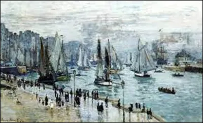 Quel impressionniste a réalisé cette toile nommée ''Bateaux quittant le port'', en 1874 ?