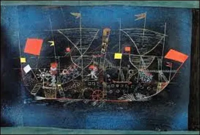 En 1927, quel artiste à peint cette toile nommée ''Le Navire d'aventurier'' ?